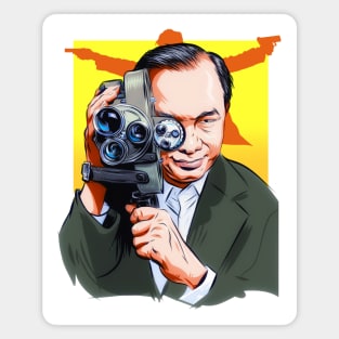 John Woo - An illustration by Paul Cemmick Magnet